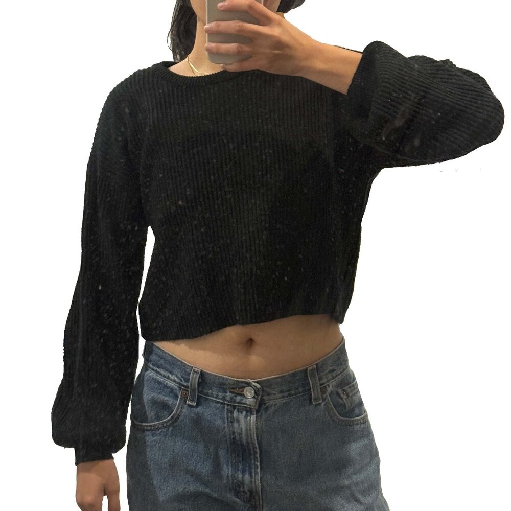 Forever 21 Black Sweater Size Small